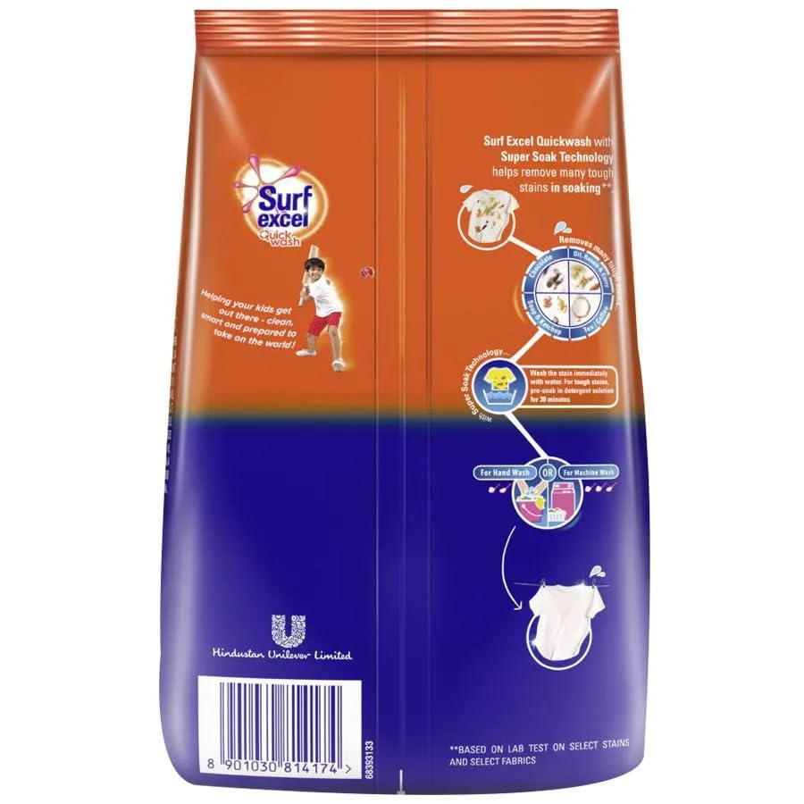 Surf Excel Quick Wash Detergent Powder 1 kg