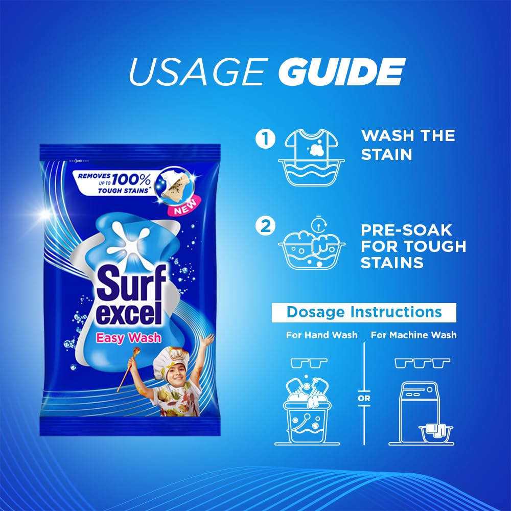 Surf Excel Easy Wash Detergent Powder - 5 Kg